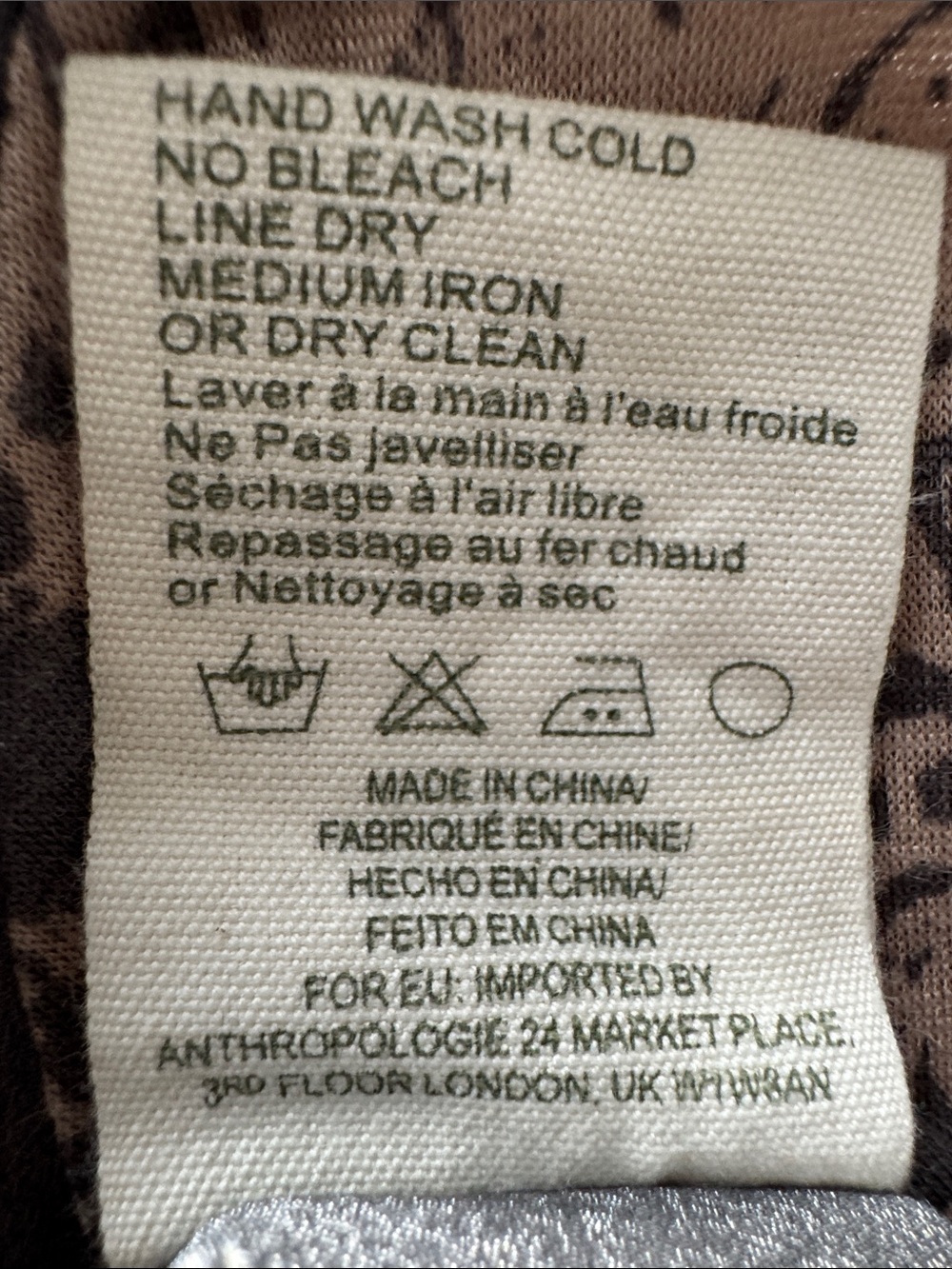 Anthropologie Tiny Jardim Faux Floral Wrap Top Blouse Medium - Picture 8 of 8